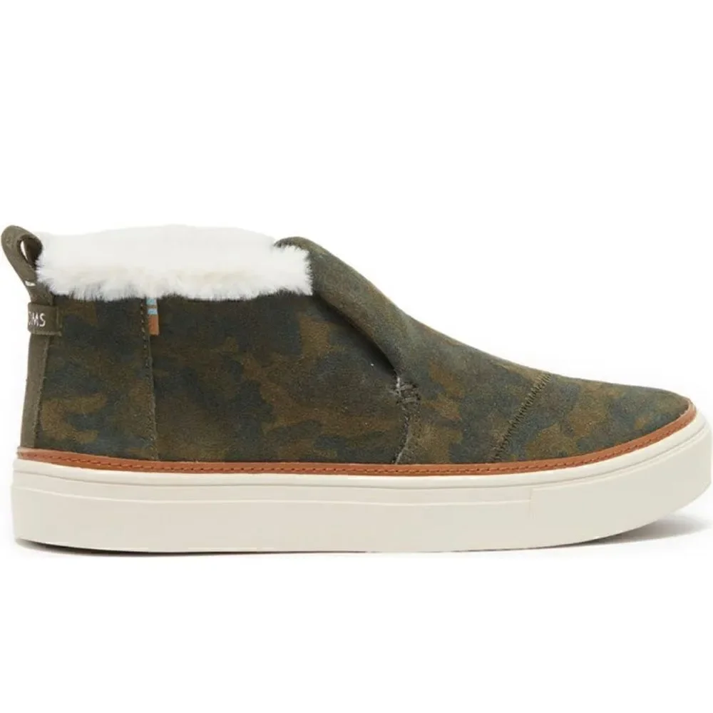 Toms Women’s Paxton faux fur trimmed sneaker size 6; 6,5; 7; 7,5 NIB